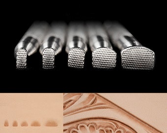 Leder Stanzwerkzeuge 3-D Stamp Sattel machen Werkzeuge 304 Edelstahl Schnitzen Punch Werkzeuge für Leder Handwerk