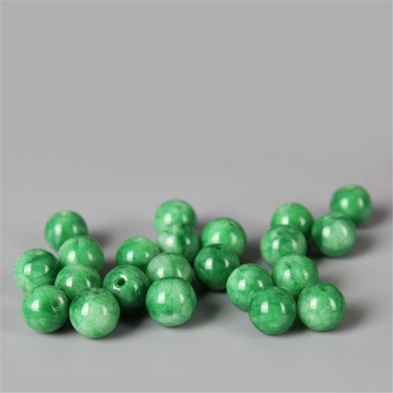 Cuentas De Piedras Preciosas De Jade Africano De 12 Mm. Hebra De