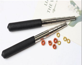 2Pcs Ring Sizer Measuring Tool Finger Metal Tool Ring or Earring-making Tools Including Ring Degrees Code