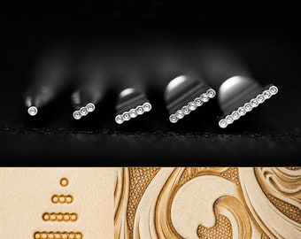 Strumento di timbro in pelle Timbro Intaglio Punzoni Strumenti 3-D Timbro 304 Acciaio inossidabile