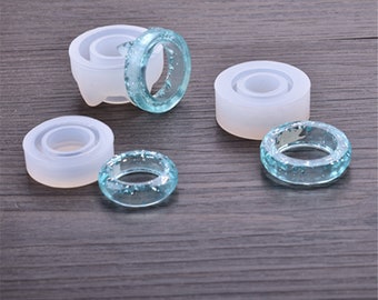 Silikon-Ring-Form 3 verschiedene Größen Harz Epoxy Form Schmuck Ringe Harz Gießen Kreis Form für DIY Schmuck Handwerk machen