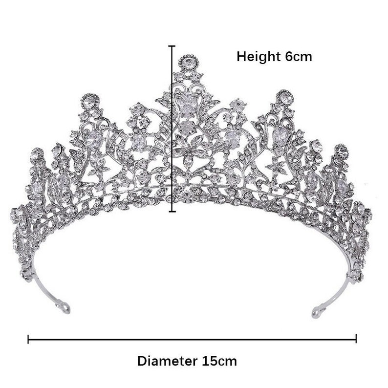 Wedding Crown Wedding Tiara Crystal Bridal Tiara Royal Etsy