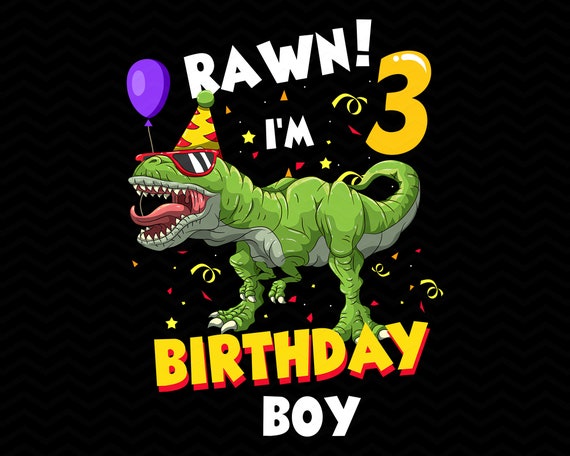 Download Clip Art Third Birthday Svg Dinosaur Digital Download No Physical Product Rawr I M 3 Dinosaur Birthday Downloadable File Art Collectibles