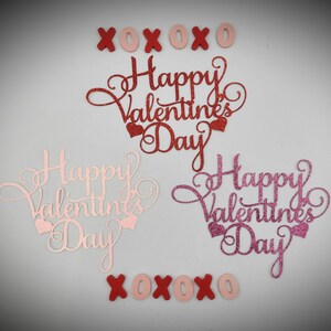 Lot de 12 décorations Happy Valentines Day ; décorations pour gâteries; la saint-valentin ; Saint-Valentin 2023 ; décorations pour friandises; garnitures de fraises