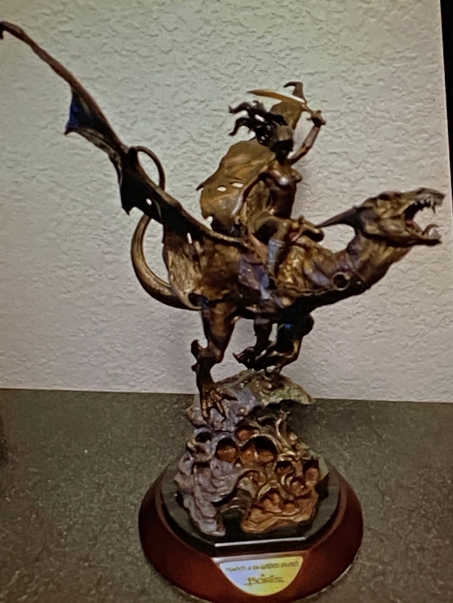 Bronze Dragon Sculpture Rare By Boris valleho 14 Etsy