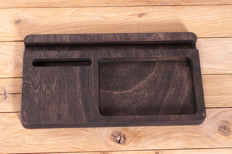 Wood Charging Station Wood Docking Station Charging Station Organizer