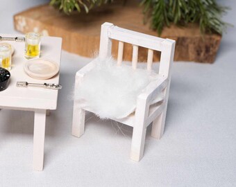 mini chair | Accessories gnome door | Miniature furniture imp
