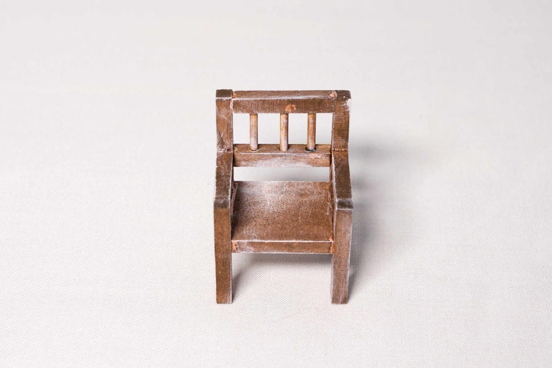 Mini chair Accessories Secret Santa door Miniature furniture gnome image 3