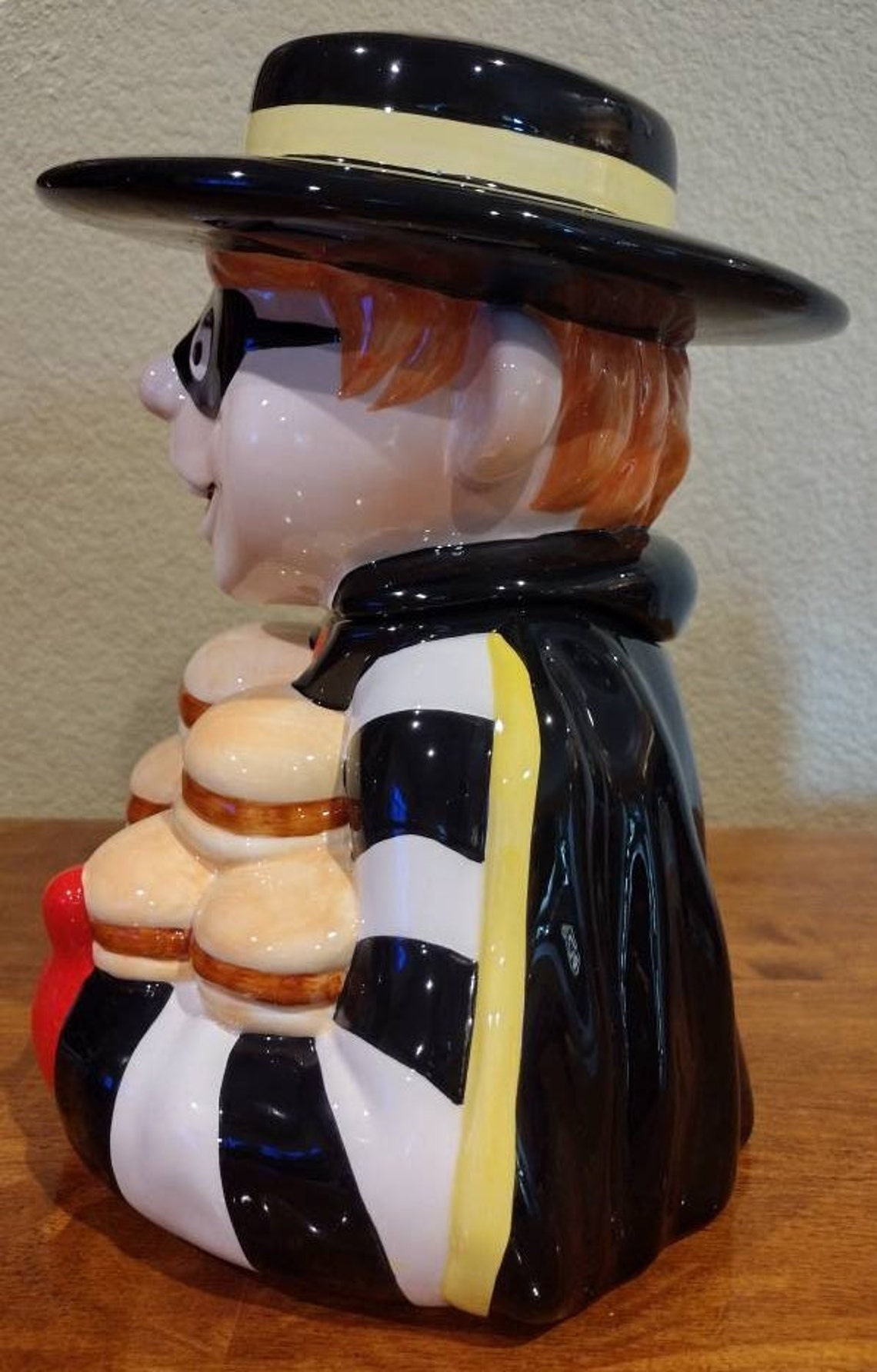 Vintage Hamburglar Cookie Jar Treasure Craft 1997 Etsy