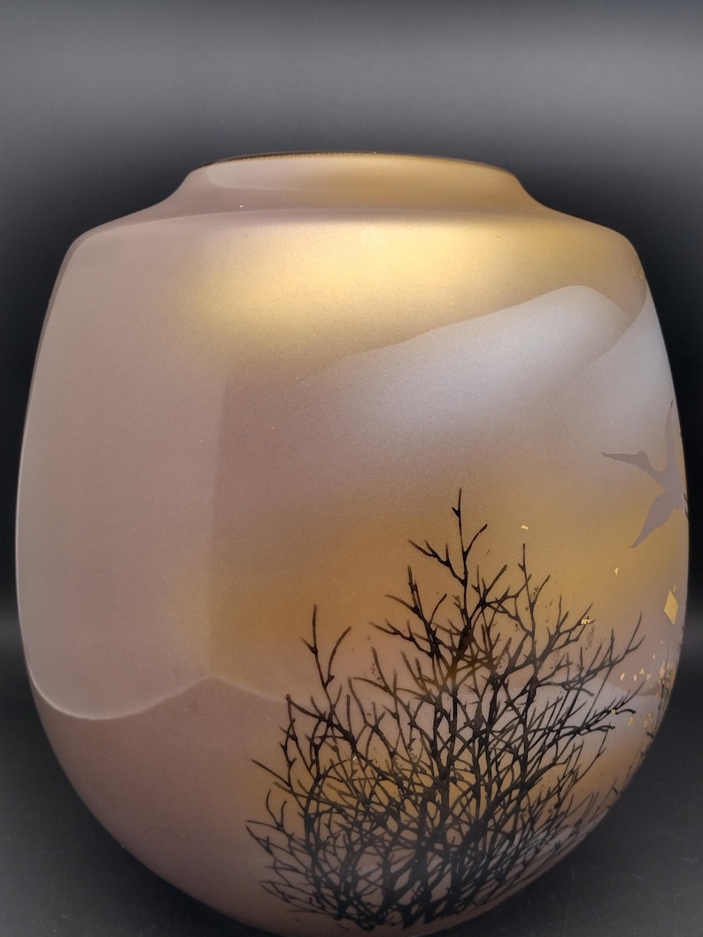 Kutaniyaki Pottery Vase - Thumbnail 4