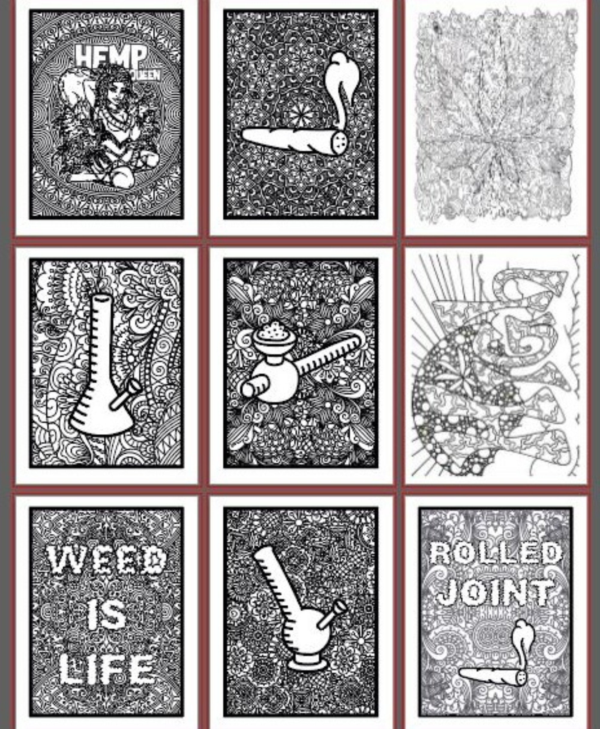 Best Stoner and Potheads Coloring Im Book so F#*king High: Super Stoned and  Completely Baked DIGITAL DOWNLOAD - Etsy