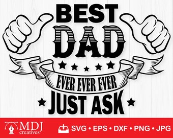 Beste vader ooit Svg, Vaderdag Svg, vader Svg, Daddy Svg, Dad Svg, nieuwe vader Svg, Super Dad Svg, oude vader Svg, coole vader Svg, familie Svg, png