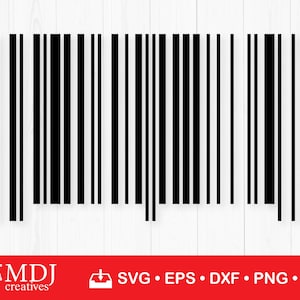 Barcode SVG, Bar Code, Plain Barcode Cut Files, Barcode Vector Files, Plain Barcode Vector, Barcode Clip Art, Scan Bar, Cricut, Silhouette
