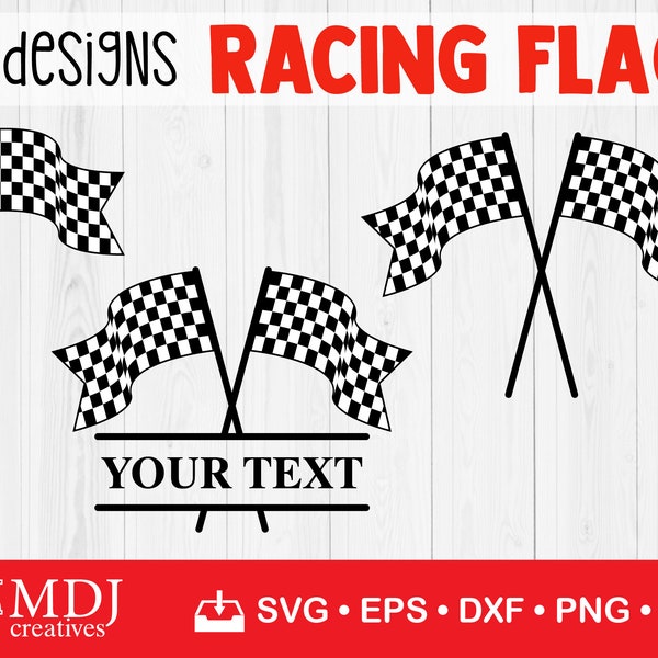 Racing Flag SVG, Race Flag svg, Checkered Flags, Start Flags, Finish Flags, Checker, Monogram, svg cut file, svg for cricut, svg, dxf, png