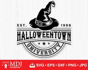 Halloweentown University SVG: Halloween School Shirt Design (Digital Download)