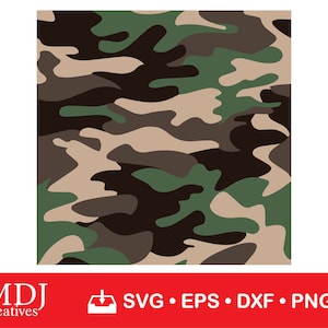 Camouflage Pattern SVG, Cut File, Military Pattern, Cute SVG Cut File, Instant Download, Printable File, svg, eps, dxf, png, jpg