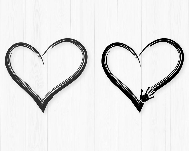 Heart Hand SVG Bundle Grandma Heart Svg Memaw Nonnie Aunt  Etsy Canada