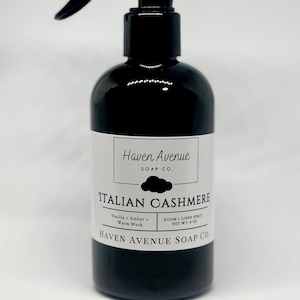 Scented Room Spray - Linen Spray - Home Scents  | Perfect for Home, Office, Auto, Linens, Bathroom Spray | Gift Idea - Pillow Mist - 8 oz