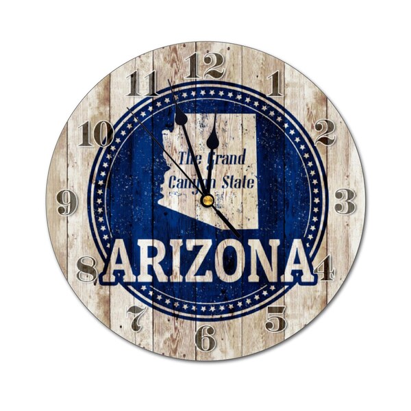 Arizona Wall Clock Etsy