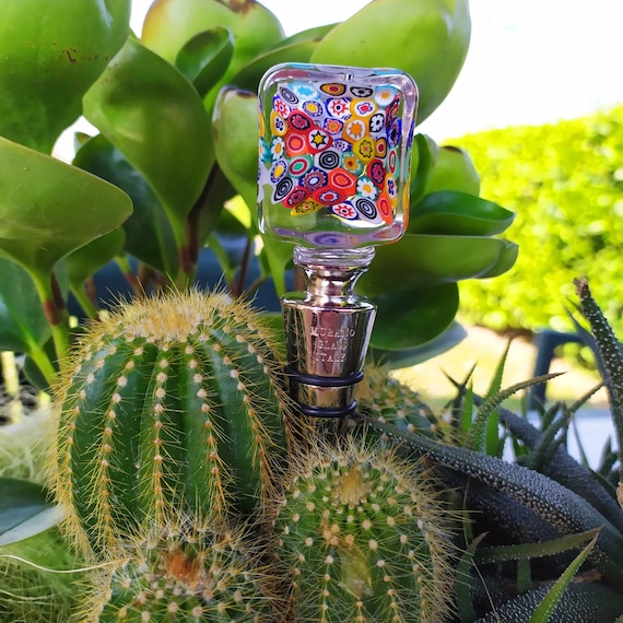Bottle Stopper With Murrine in Murano Glass - Etsy