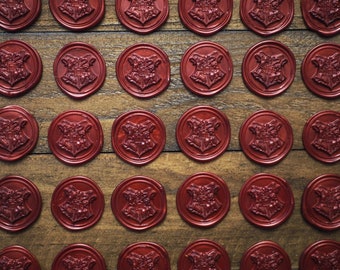 Wizarding School Peel & Stick Wax Seals Invitation Wax Seal - Etsy Singapore