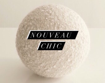 Limited Edition Italian Bouclé Sphere Cushion