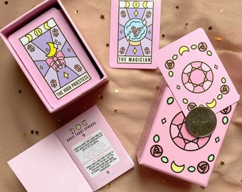 美しいミニタロットカード ムーンライトクリスタル | キュートな