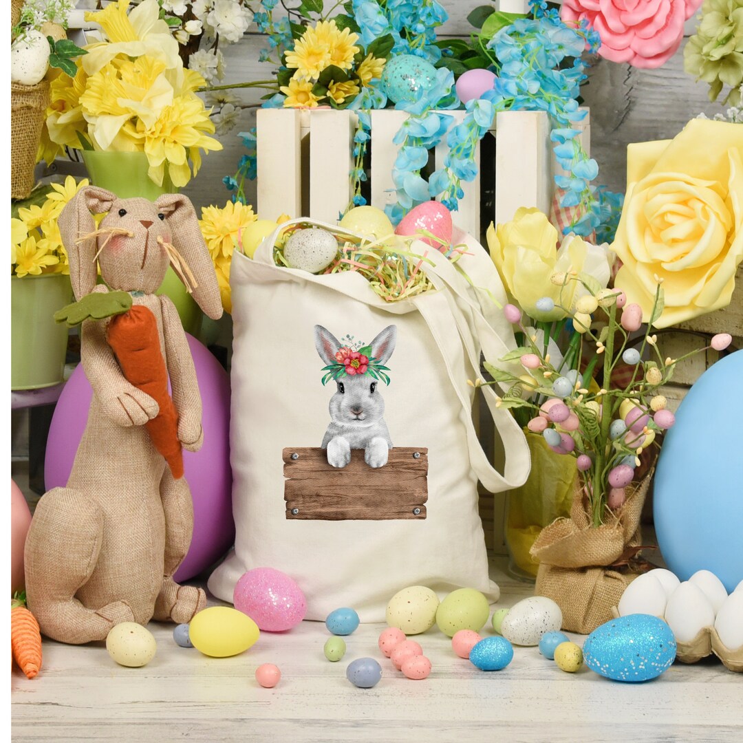 Easter Egg Bag/ Easter Egg Hunt Bag /easter Shopping Bag Etsy