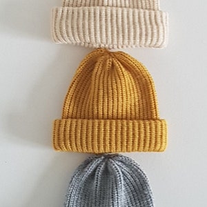 SALE on  this item / gender neutral baby rib beanie/stone hat/ new baby gift / rib beanie/ knit rib beanie /baby shower gift/ boy / girl