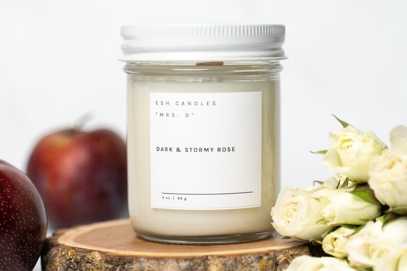 Calyan Wax Co Soy Candle Mini Amber Jar Lavender Bergamot -- 3.1 Oz - View #7