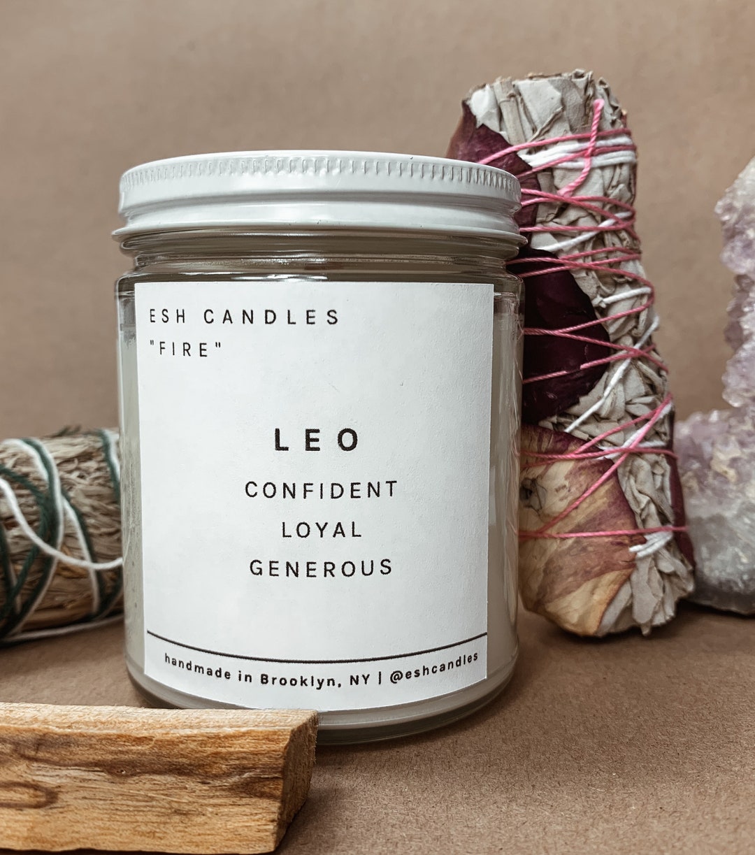 Leo Candles Zodiac Candles Custom Candles and Personalized Etsy