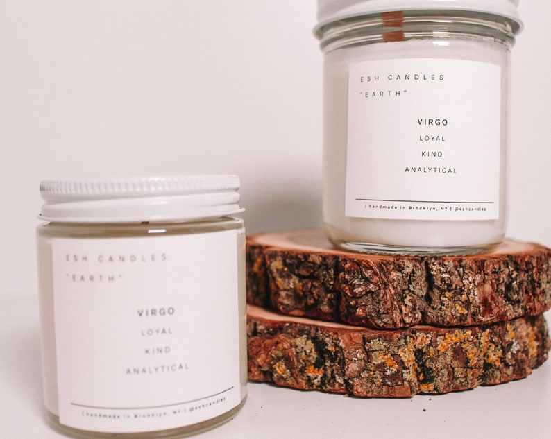 Pisces Candles Zodiac Candles Soy Wax Candles Paraben Etsy