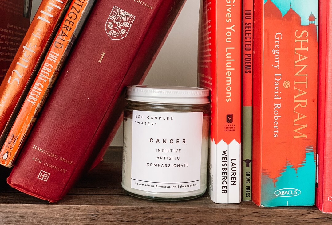 Cancer Candles Zodiac Candles Custom Candles and Personalized Candles