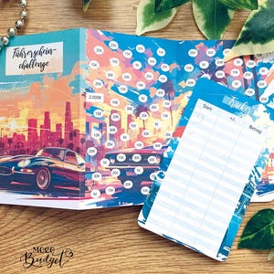 Rijbewijs Uitdaging | Fiets | Sparen | Spaarspel | Afdrukken op 200g papier | DIN A6