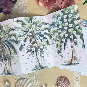 Vakantie-uitdaging | opslaan | Spaarspel | Afdrukken met 200g papier | DIN A6