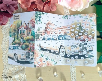 Dream Car | Scratch-off game or challenge | Save money | Savings game | Print on 200g paper | DIN A6
