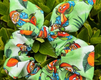 Orange Bird Scrunchie