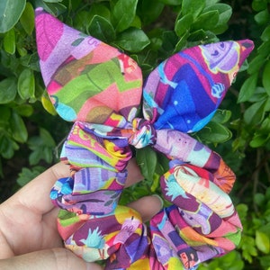 Happy Haunts Theme Park Ghosts, Mansion Attic Bride, Graveyard Scrunchie
