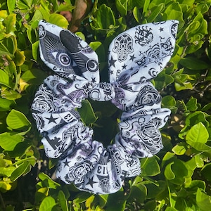 Scrunchie Made with Licensed Disney Haunted Mansion Fabric