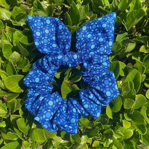 Jewish Star of David, Hanukkah Holiday Celebration Scrunchie