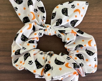 Cute Black Kitty Cats Scrunchie