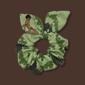 Scrunchie Made with Licensed Disney The Jungle Book Fabric