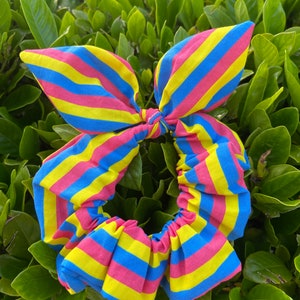 Pansexual Flag Scrunchie