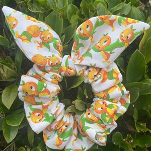 Orange Bird Scrunchie