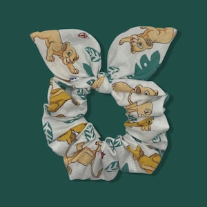 Scrunchie Made with Licensed Disney Lion King Fabric