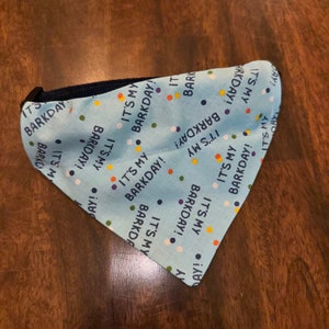 It&#39;s My BarkDay, Birthday Dog Collar Bandana