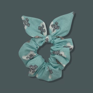 Scrunchie Made with Licensed Lady and The Tramp Disney Fabric