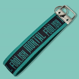 Haunted Theme Park Mansion Attraction Foolish Mortal Keychain Wristlet