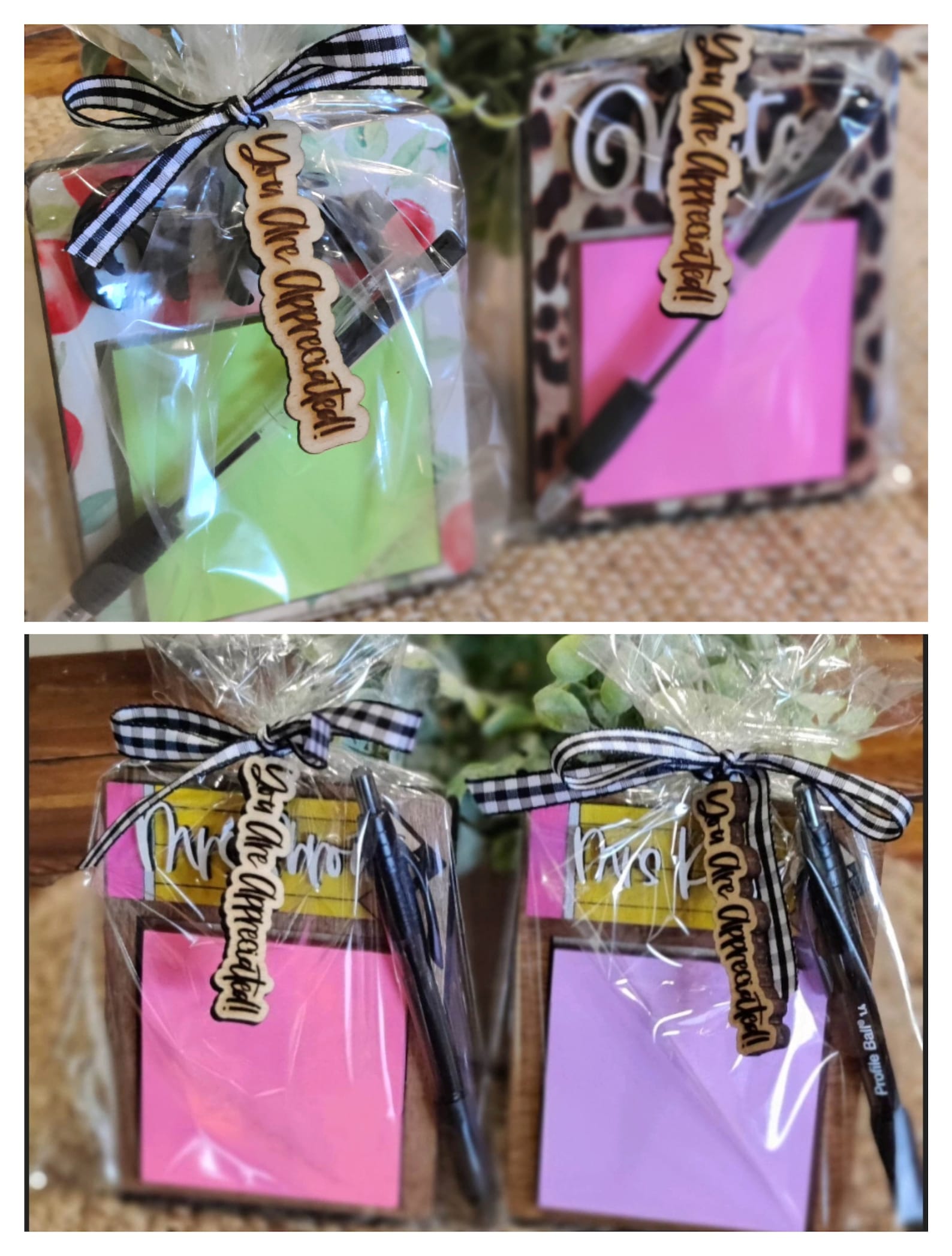 Secretary Sticky Notes Pencil Sticky Note Holder: Gift Ideas for Teacher, Teacher Appreciation ...
