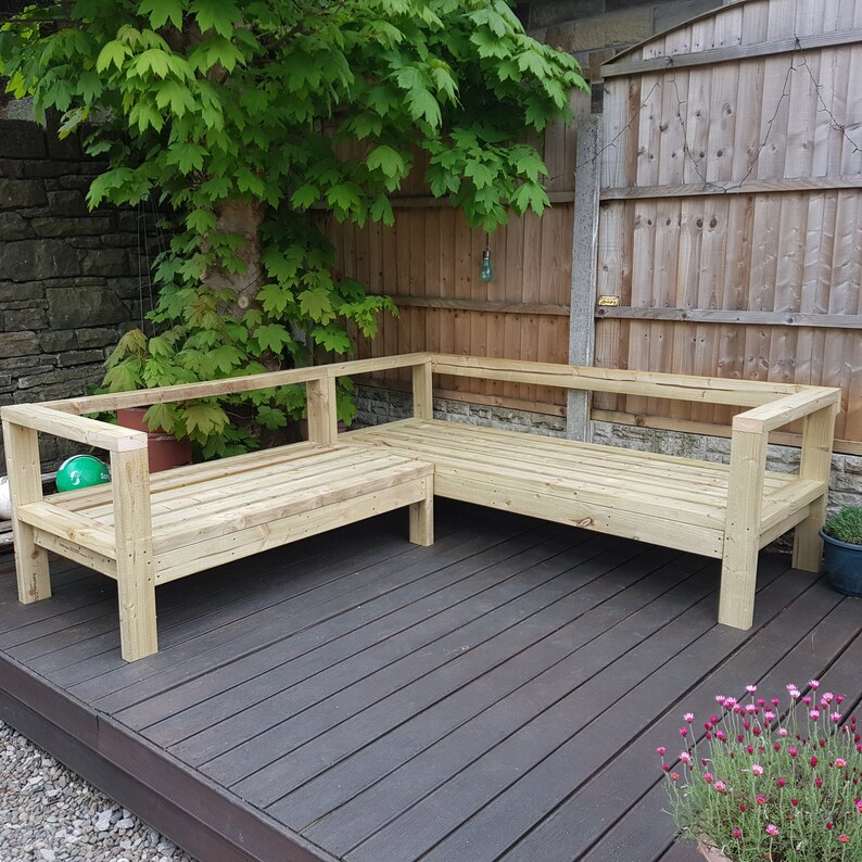 Garden Corner Sofa Etsy